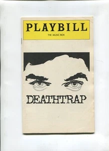 Vintage Broadway Playbill 1979 DEATHTRAP John Wood Marian Seldes - Imagen 1 de 2