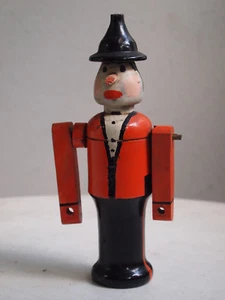 antike Weihnachtsfigur, Nussknacker / Schneemann,Dekoration für Sammler,1920/30 - Bild 1 von 5