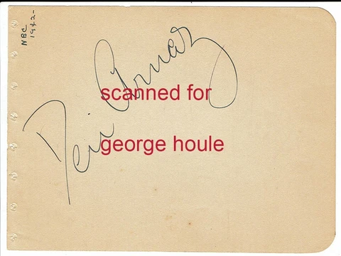 DESI ARNAZ - SIGNED - JANET GAYNOR - LUCILLE BALL - 1ST AA -  1942 Cover