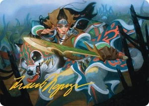 MTG Eshki Dragonclaw 23 Gold Signature Art Series Tarkir Dragonstorm - Picture 1 of 1