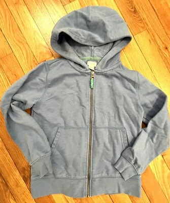 CREWCUTS Niños 8-9 Cremallera Completa Azul Sudadera con Capucha Usada en Excelente Condición Foto 1 de 2