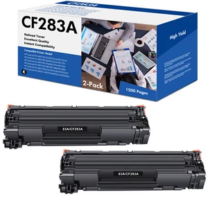 2PK CF283A Toner Compatible with HP LaserJet MFP M127fw M127fn M225dn M225dw - Picture 1 of 8