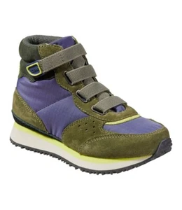 L.L.Bean Z7158* Kids Green/Blue Waterproof Katahdin Retro Hiking Boots Size 5 M - Picture 1 of 6