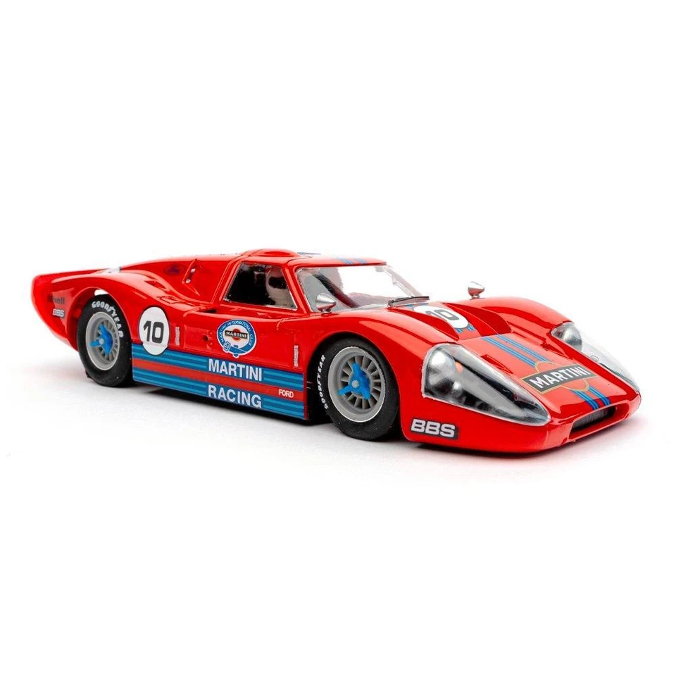 NSR 0410SW Ford Gt40 MKI Martini Racing Red #10 Shark 21 500 RPM EVO 1/32 Slot