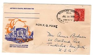 RMS Nascopie, Eastern Arctic Cover, Port Burwell, Jul 19, 1939, Oval Cancel