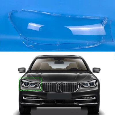 Right Headlight Clear Lens Cover Mask + Glue For BMW 7-Series G11 G12 2016-2019 - Image 1 of 4