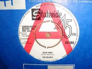 Hearts - Dear Abby Stateside Demo 45 - Imagen 1 de 2