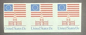 US Stamps-SC# 1622 - Imperforate Strip of 3 - MNH - CV $60.00 - Picture 1 of 2