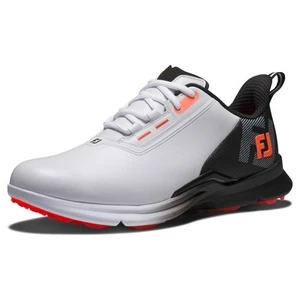 Men's FJ Fuel Golf Shoe, White/Black/Coral, 11.5 - Picture 1 of 7