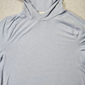 Lululemon Drysense Training Hoodie Mens Heather Blue Athleisure Activewear - Picture 1 of 8
