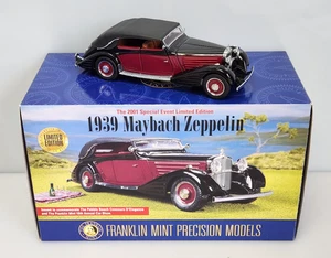 Franklin Mint 1939 Maybach Zeppelin 1:24 Scale Die Cast Model 2001 Limited 3,500 - Picture 1 of 24