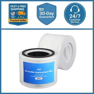 2-Pack 3-in-1 True HEPA 14 Replacement Filter for PuroAir 240 Air Purifier White - Picture 1 of 11