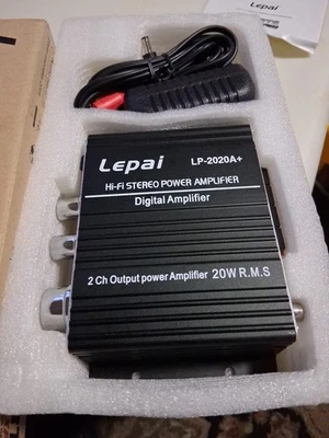 Lepai LP-2020A+ Hi-Fi стерео цифровой усилитель мощности с источником питания - Изображение 1 из 3