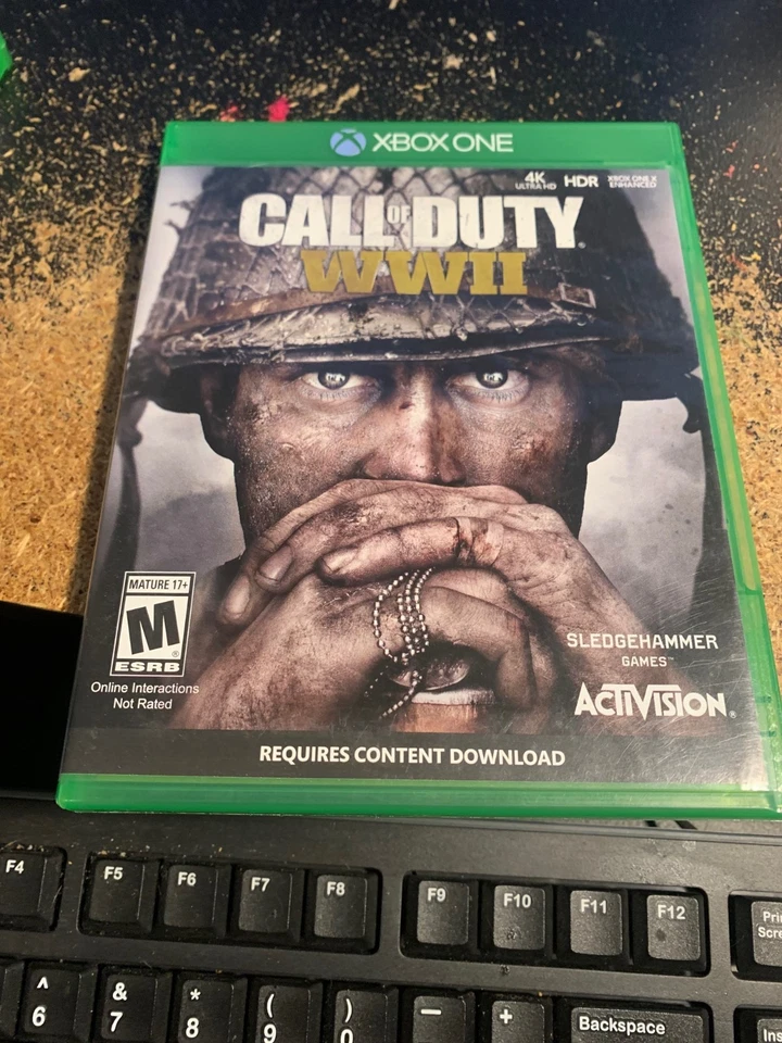 CALL OF DUTY WWII ~ XBOX ONE ~ GAME AND CASE - Image 1 of 1