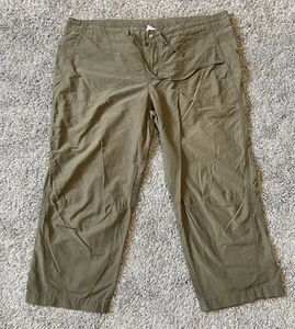 Columbia Capri Pantacourt Pants Women Size XL, Green, Minor Flaw - Picture 1 of 9