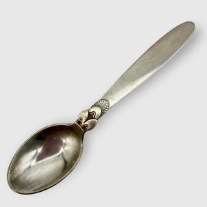Vintage Georg Jensen Cactus Demitasse Spoon Sterling Silver 4 1/8" 15 Grams - Picture 1 of 5