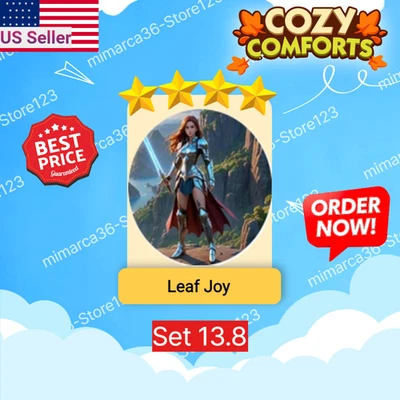 4⭐ Leaf Joy Set 13.8 ⭐ Monopoly Go stickers COZY COMFORT ALBUM⚡FAST SENT - Image 1 of 2