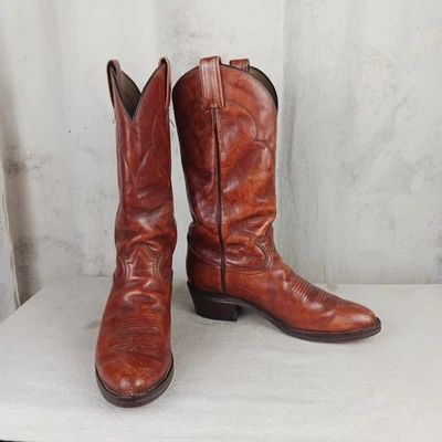 Женские ковбойские сапоги Vintage Black Label Tony Lama размер 8 1/2 - Изображение 1 из 4