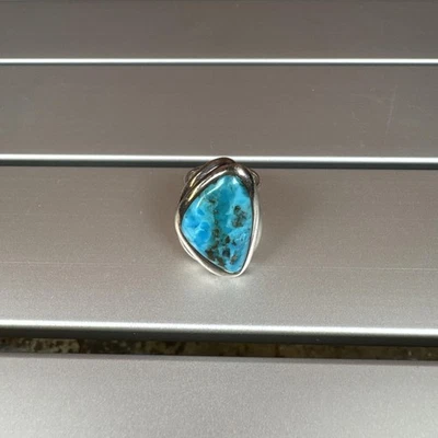 Barse Turquoise 925 Sterling Silver Statement Ring Womens 7 Chunky Bold Large - Image 1 of 4