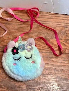 Kids One Shoulder Bag Unicorn Cross Body Bag Cartoon Girls Handbag - Picture 1 of 1