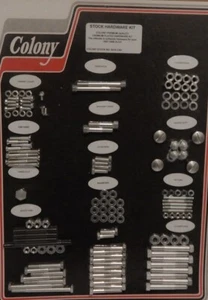 Harley 57-67 XLXH stock hardware motor kits Cadmium plated Colony 8316CAD - Picture 1 of 1