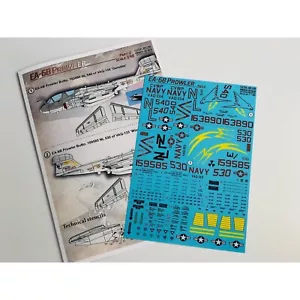 Calcomanías de tobogán acuático escala impresa 48-196 para avión 1:48 EA-6 Prowler parte 2 - Imagen 1 de 12