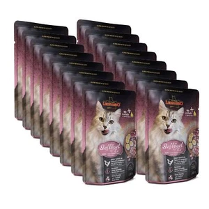 Leonardo Geflügel + Ei, 16x85g Nassfutter für Katzen im Frischebeutel - Bild 1 von 2