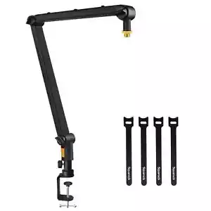 Boom Arm - Adjustable 360° Rotatable Microphone Sturdy Stainless Steel Mic De... - Picture 1 of 2