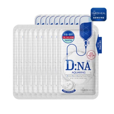 MEDIHEAL - D:NA(DNA) Proatin Mask Pack 25ml (10pcs) Korea Beauty Cosmetics - Image 1 of 2