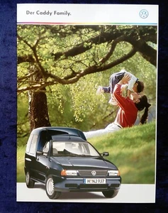 VW Caddy Family Prospekt 8.1998 mit Farben und Polstern, - Picture 1 of 7