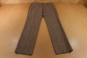 J Crew Mens 34 x 34 Slim-fit Brown Donegal Wool Blend Thompson Suit Pant New - Picture 1 of 8