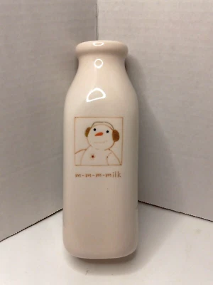 Hallmark M-M-M-Leche Cerámica Muñeco de Nieve Jarra Florero Decorativo Foto 1 de 4