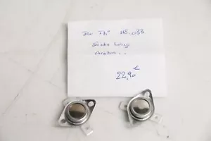 NEUF : KIT THERMOSTAT KLIXON SECHE LINGE INDESIT IS61C (X2) 118.033 C00116598 - Photo 1/5
