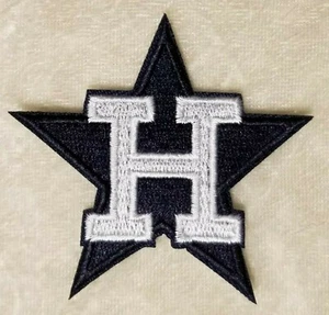 Houston Astros 2.5" Retro Star Iron On Embroidered Patch ~ Free Tracking! - Picture 1 of 1