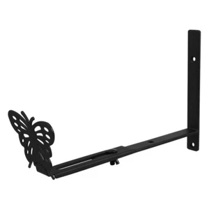 Flower Pot Stand Planter Box Bracket Porch Brackets Butterfly Holder - Picture 1 of 12