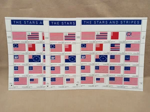 USPS STAMPS - MINT 3 Sheets of THE STARS AND STRIPES 3403 (SH171) - Picture 1 of 2