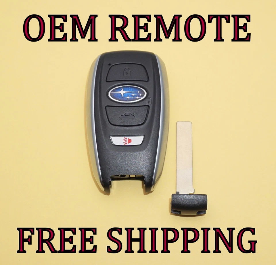 OEM 15-18 SUBARU LEGACY OUTBACK WRX STI SMART KEY PROXIMITY REMOTE FOB HYQ14AHC - Image 1 of 3