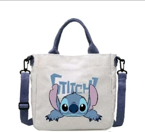 1 Stück Schultertasche Freizeit Disney Stich Canvas Beuteltasche mit Riemen Crossbody Handtasche - Bild 1 von 5