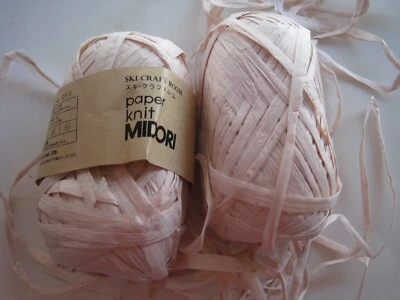 Papel para sala de artesanato de esqui malha Midori rosa claro - Imagem 1 de 4