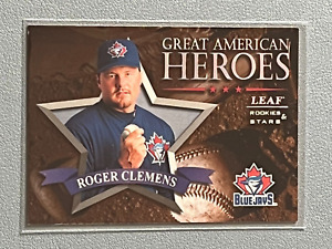 1998 Leaf Rookies & Stars Roger Clemens Great American Heroes SP /2500 #12