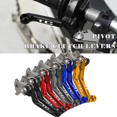 TC Pivot Brake Clutch Levers For HUSQVARNA TC250 TC65 TC85 TC125 TC250 Dirt Bike Foto 1 de 4
