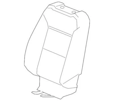 Cubierta trasera de asiento genuina GM 2021-2023 Chevrolet GMC Suburban Tahoe Yukon 84693517 Foto 1 de 2