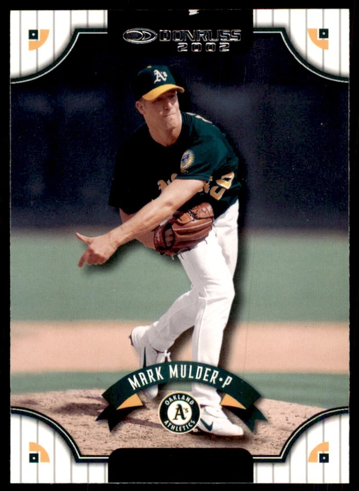 2002 DONRUSS MARK MULDER OAKLAND ATHLETICS #110 - Image 1 of 2