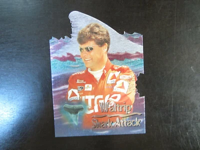 1997 Wheels Shark Attack # SA7 Michael Waltrip Preview Jumbo Card (BG) 1 of 499 - Image 1 of 4
