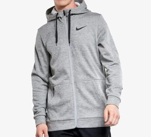 Nike Therma Fleece Cremallera Completa Sudadera con Capucha "Gris Jaspeado"🔥Nueva Chaqueta con Capucha CU6231-063 - Imagen 1 de 10