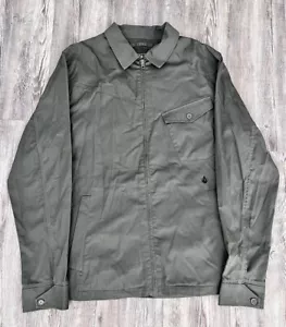 Volcom Men’s Size XL Zip-up Jacket Green Rare - Picture 1 of 7