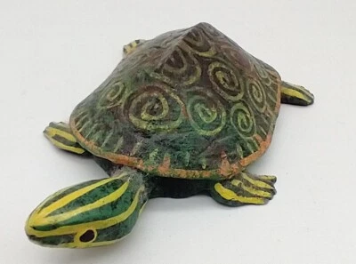 De colección Turtle Time To Prank Your Momma Verde Amarillo Naranja Pequeño 3" Foto 1 de 4