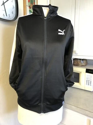 Chaqueta Puma con cremallera para niños/blanco y negro/talla 18-20 Foto 1 de 4