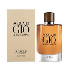 ACQUA DI GIO ABSOLU GIORGIO ARMANI EDP New Perfume Men 125ML 4.2 fl oz Fragrance