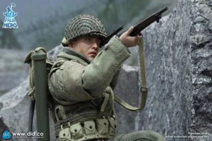 DID XA80009 Palm Hero WWII US 2nd Ranger Battalion Private Jackson 1/12 FIGURE - Picture 1 of 12